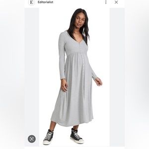 Hatch Softest Rib Maternity and Nursing Dress